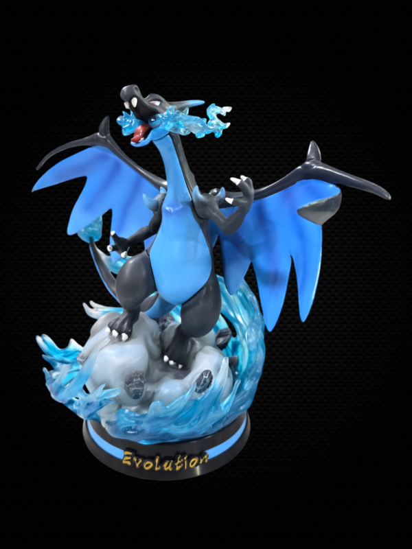 POKEMON MEGA CHARIZARD "X" COLLECTABLE FIGURE WITH LIGHTS (9.5" OR 24 CM)
