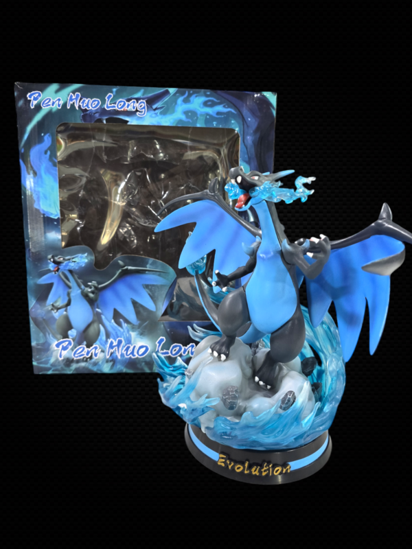 POKEMON MEGA CHARIZARD "X" COLLECTABLE FIGURE WITH LIGHTS (9.5" OR 24 CM) - Image 6