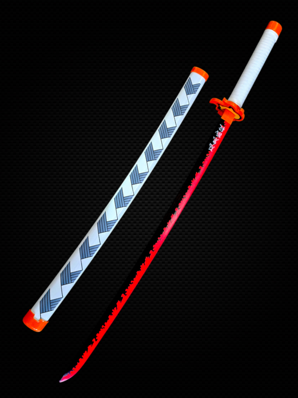RENGOKU WOODEN KATANA (104 CM) - DEMON SLAYER - Image 2
