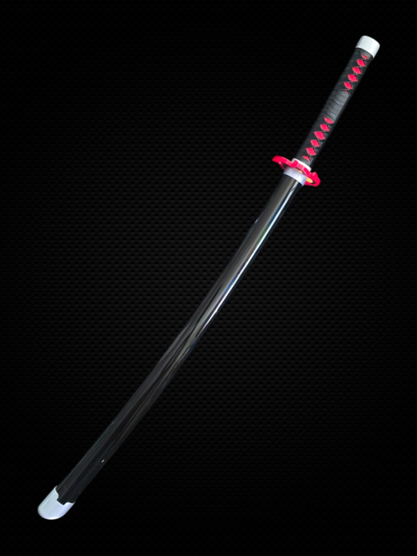 TANJIRO NICHIRIN FLAME WOODEN KATANA (104 CM) - DEMON SLAYER - Image 3