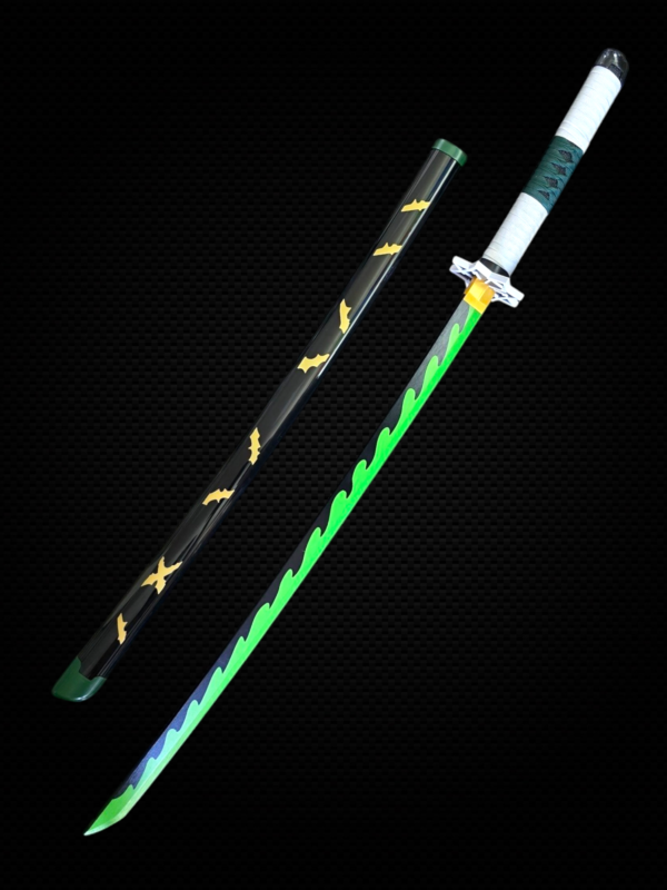 SANEMI SHINAZUGAWA WOODEN KATANA (104 CM) - DEMON SLAYER - Image 2