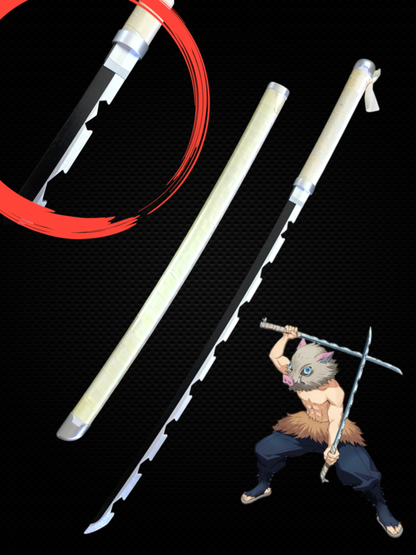 INOSUKE WOODEN KATANA (104 CM) - DEMON SLAYER