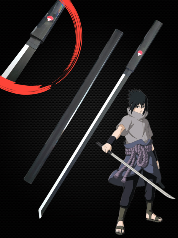 SASUKE UCHIHA GRASS CUTTER (KUSANAGI) WOODEN KATANA (104 CM) - NARUTO