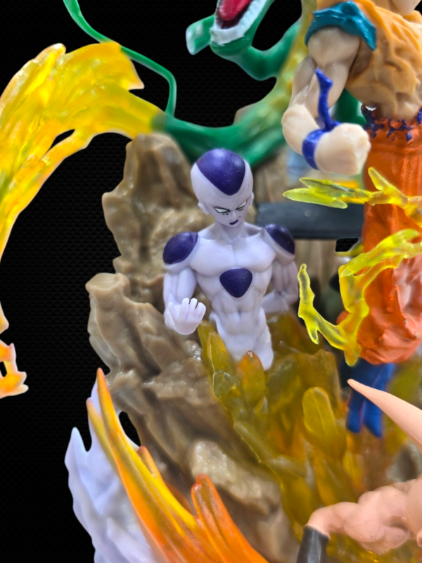 GOKU SUPER SAIYAN WITH PERFECT CELL, KID BOO, FREZA & SHINRON ACTION FIGURE (19CM) - DRAGON BALL - Image 6