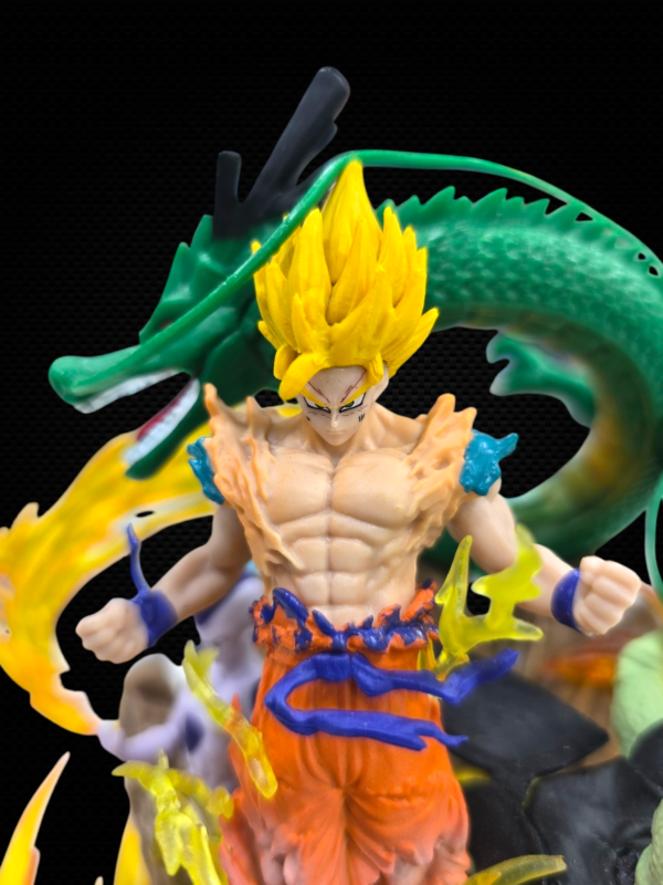 GOKU SUPER SAIYAN WITH PERFECT CELL, KID BOO, FREZA & SHINRON ACTION FIGURE (19CM) - DRAGON BALL - Image 2